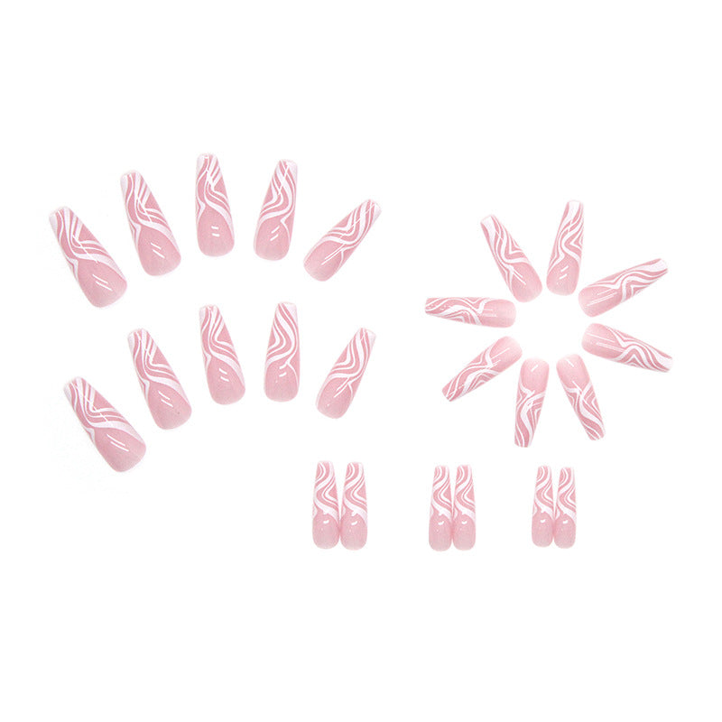 Arte De Uñas De Bailarina Ondulado Largo De Resina al por mayor
